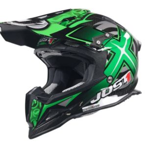 Just 1 J12 Carbon MX Helmet Mister X Green M