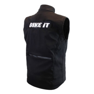 Bike It Softshell Gilet Black Adult 2XL