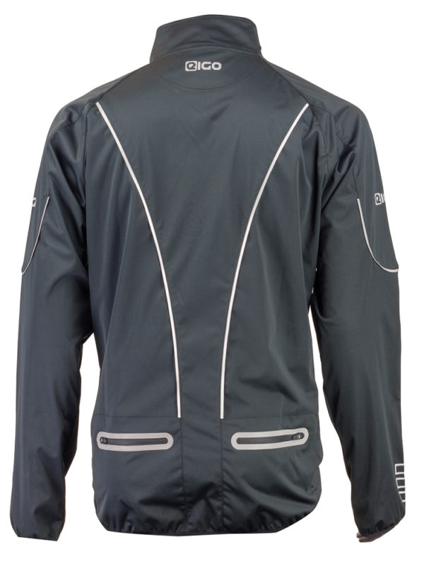 Eigo Mistral Windproof Cycling Jacket Black - S - Image 2