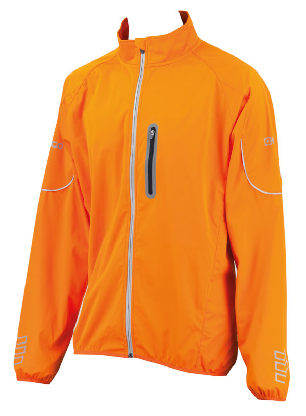 Eigo Mistral Windproof Cycling Jacket Vivid Orange - S