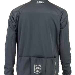 Eigo Levanter Mens Windproof Cycling Jacket Black – S