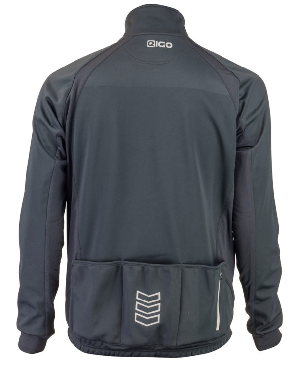 Eigo Levanter Mens Windproof Cycling Jacket Black - S - Image 2