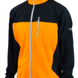 Eigo Levanter Mens Windproof Cycling Jacket Vivid Orange / Black – S