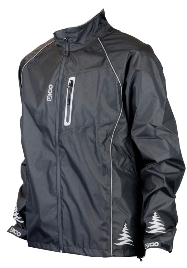 Eigo Delta Waterproof Cycling Jacket Black - XS