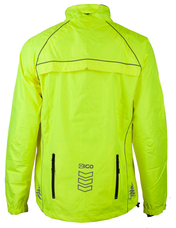 Eigo Delta Waterproof Cycling Jacket Fluo Yellow - XS - Image 2