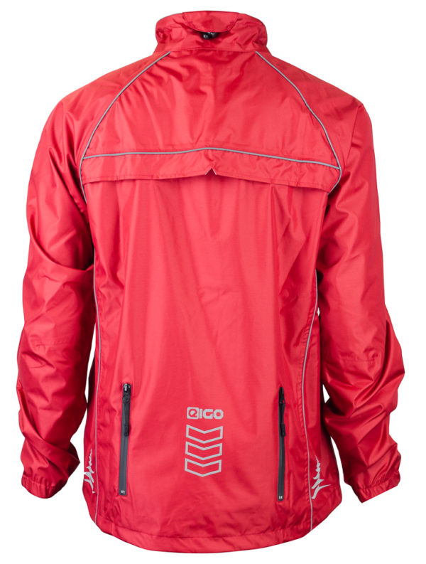 Eigo Delta Waterproof Cycling Jacket Poppy Red - XS - Image 2