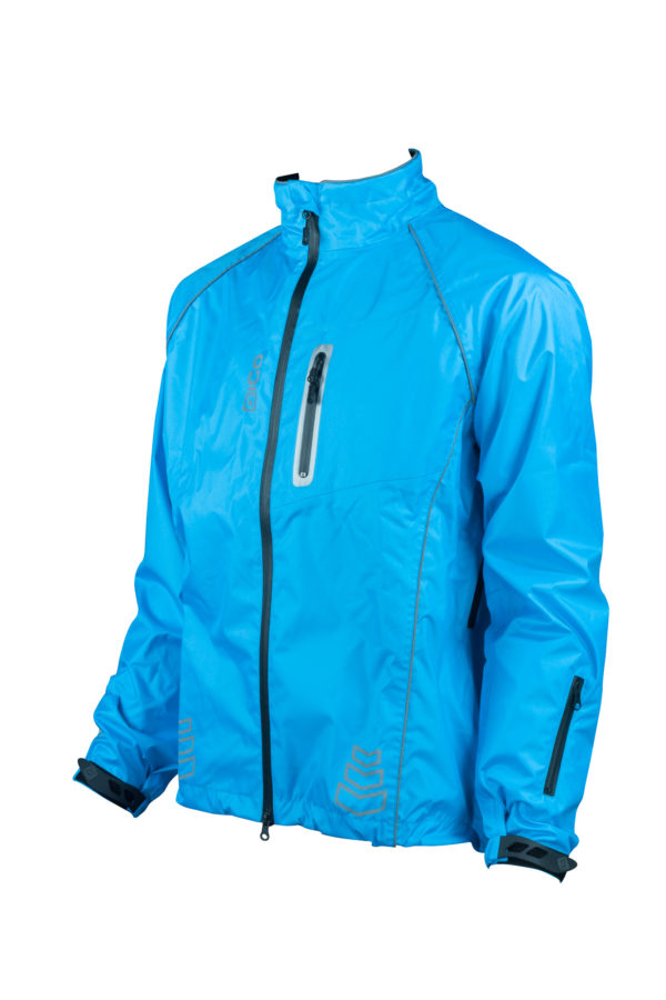 Eigo Delta-2 Waterproof Cycling Jacket Cyan - XS