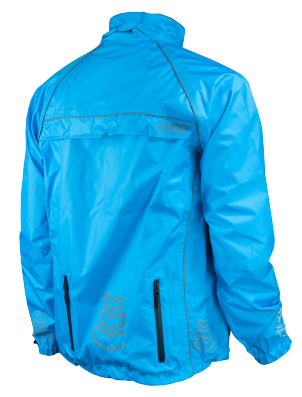 Eigo Delta-2 Waterproof Cycling Jacket Cyan - XS - Image 2