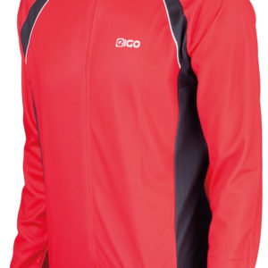 Eigo Logic Mens Long Sleeve Cycling Jersey Red / Black – S