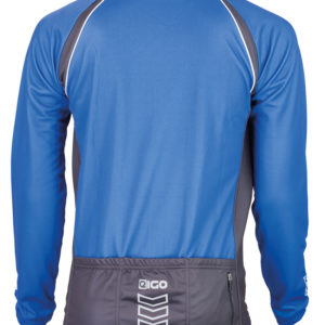 Eigo Logic Mens Long Sleeve Cycling Jersey Blue / Black – S