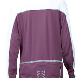 Eigo Holly Womens Long Sleeve Cycling Jersey Aubergine / White – S