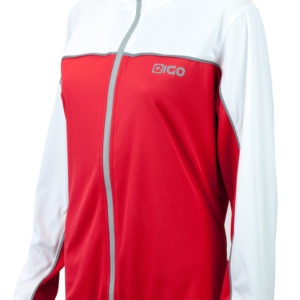 Eigo Holly Womens Long Sleeve Cycling Jersey Red / White – S
