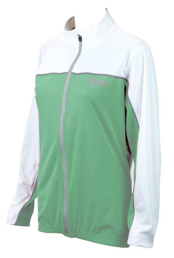 Eigo Holly Womens Long Sleeve Cycling Jersey Sage / White - S