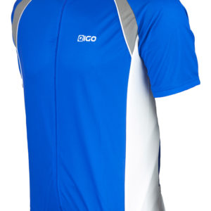Eigo Logic Mens Short Sleeve Cycling Jersey Blue / White – S