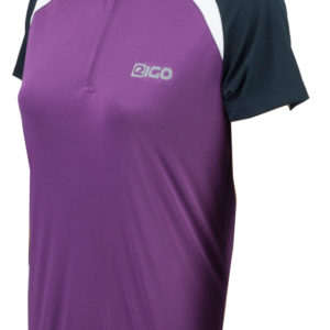 Eigo Helena Womens Short Sleeve Cycling Jersey Aubergine / White – S