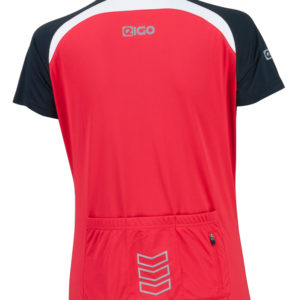 Eigo Helena Womens Short Sleeve Cycling Jersey Red / White – S