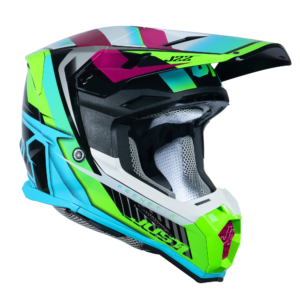 Just1 J22 Motocross Helmet Frenetik Neon Fluo Lime Black L