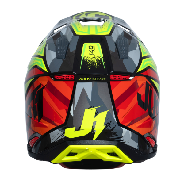 Just1 J40 Motocross Helmet Shooter Camo Red Black L - Image 5