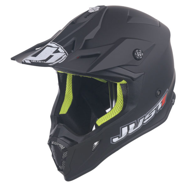 Just1 J38 MX Helmet Solid Black Matt - S - Image 12