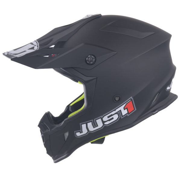 Just1 J38 MX Helmet Solid Black Matt - S - Image 3