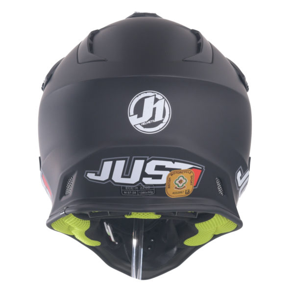 Just1 J38 MX Helmet Solid Black Matt - S - Image 5