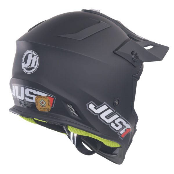 Just1 J38 MX Helmet Solid Black Matt - S - Image 14
