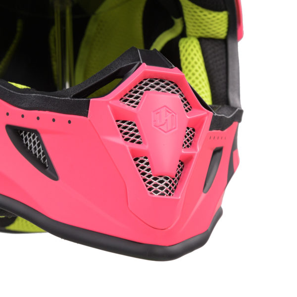 Just1 J38 MX Helmet Blade Fluo Fuchsia/Black Matt - L - Image 9