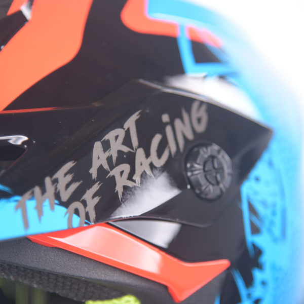 Just1 J38 MX Helmet Mask Blue/Red/Black Gloss - Large - Image 11