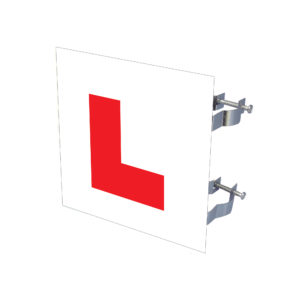 Bike It Pack Of 10 Rigid L-Plates With Fitting Brackets
