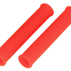 Bike It Protective Silicone Lever Sleeves Red