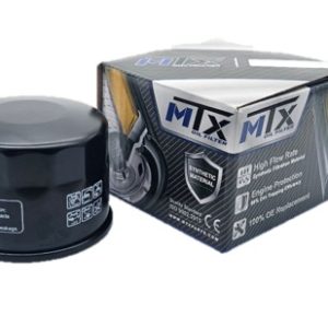 MTX Motorcycle Black Canister Oil Filter – #020