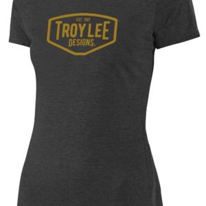 Troy Lee Designs Womens Motor Oil T-Shirt – Asphalt – Small