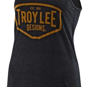 Troy Lee Designs Womens Motor Oil Tank – Black Heather – Small