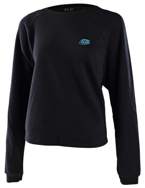 Troy Lee Designs Womens No Artificial Colors Crop Top Pullover - Dark Gray - Medium