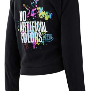 Troy Lee Designs Womens No Artificial Colors Crop Top Pullover – Dark Gray – Medium