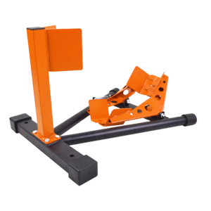 BikeTek Series Five Front Wheel Chock – Black/Orange
