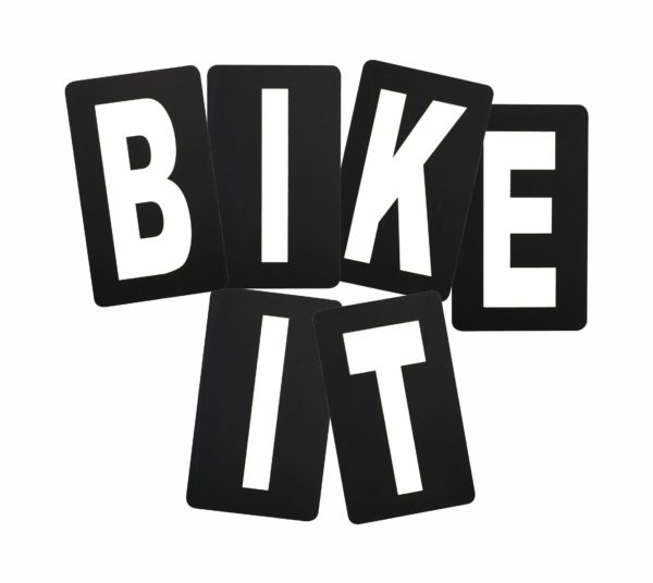 Spare White Letter For BikeTek Pitboard - 'A' - Image 2