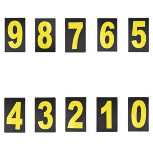 Spare Yellow Pitboard Number – ‘0’