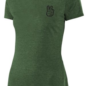 Troy Lee Designs Womens Peace and Wheelies T-Shirt – Olive – Small