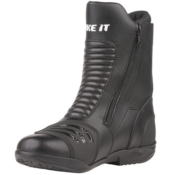 Bike It 'Preto' Black Mid Length Waterproof Motorcycle Boot (UK6 / EUR40) - Image 9