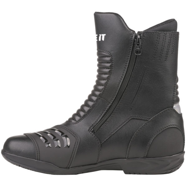 Bike It 'Preto' Black Mid Length Waterproof Motorcycle Boot (UK6 / EUR40) - Image 11