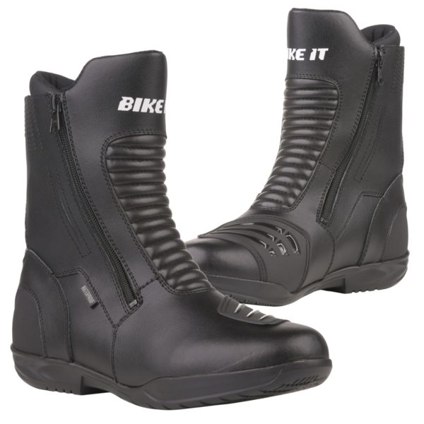 Bike It 'Preto' Black Mid Length Waterproof Motorcycle Boot (UK6 / EUR40) - Image 7