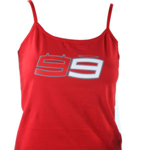 MotoGP Lorenzo 99 Ladies Red Vest (Extra Large)
