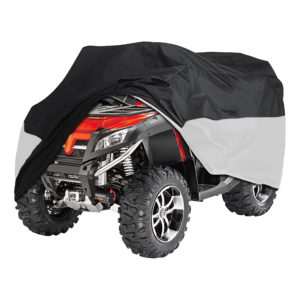 Bike It ATV Rain Cover – Black/Silver – Large Fits 250cc And Over
