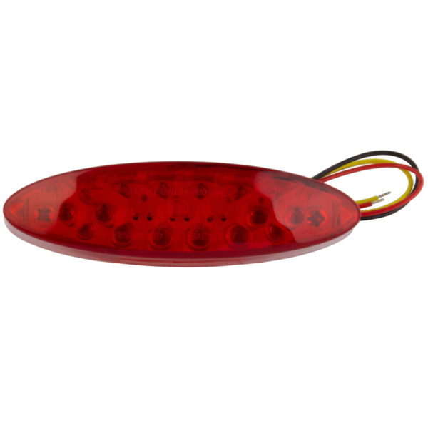 Bike It Tri-Lite LED Rear Light With Red Lens