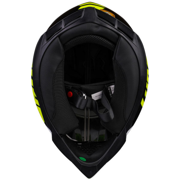 Shot MX Helmet Pulse Revenge Black Neon Yellow White Glossy [Small] - Image 15