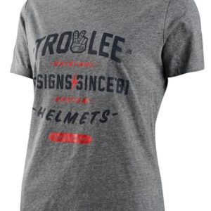 Troy Lee Designs Womens Roll Out Short Sleeve T-Shirt – Deep Heather – Small