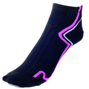 Eigo Low Cut Socks Coolmax Black/Magenta – S
