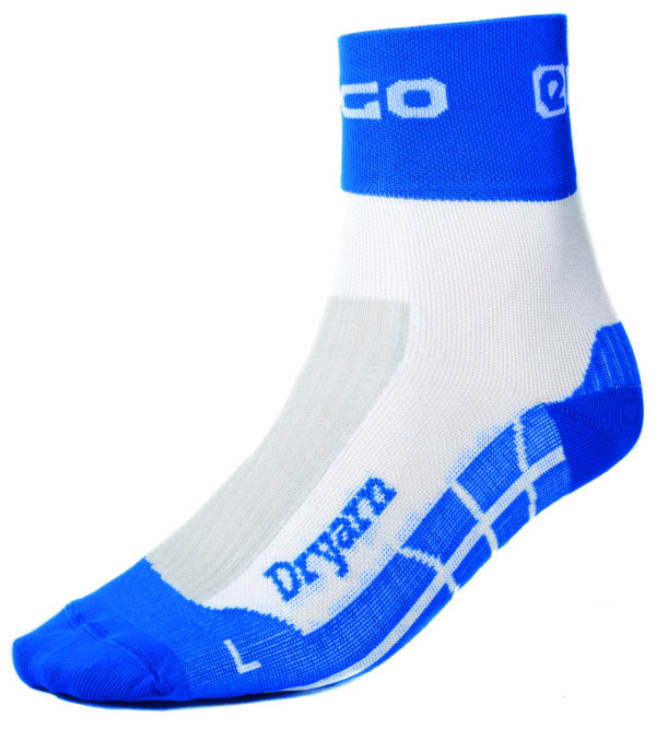 Eigo Dryarn Socks White/Blue - S