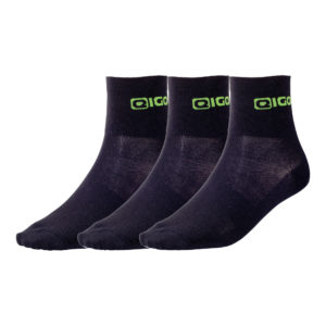 Eigo Socks Coolmax Black 3 Pack – S